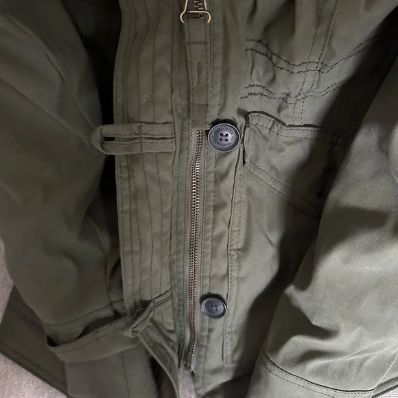 Hollister Olive Military Jacket - Picture 7 of 10